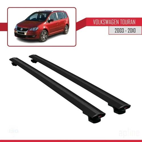Barres De Toit - Volkswagen - Basic Modèle - Aluminium - Noir - Charge 300 Kg