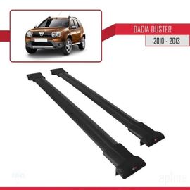 Compatible Avec Dacia Duster 2010-2013 Barres De Toit Fly Modèle Railing Porte-Bagages De Voiture Noir