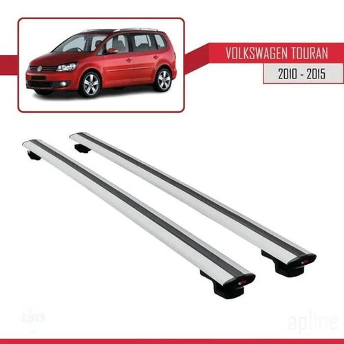 Barres De Toit - Volkswagen - Basic Modèle - Gris - Aluminium - Charge Utile 300 Kg