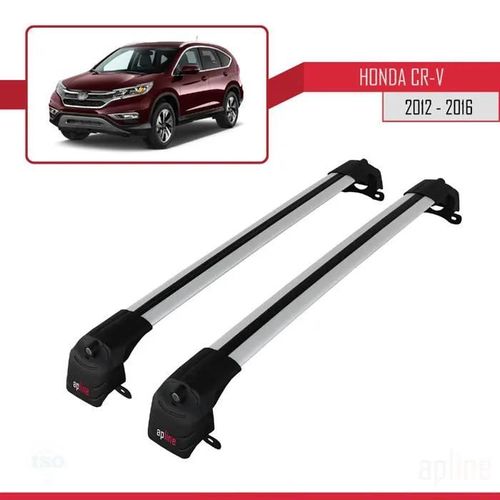 Barres De Toit - Ace-2 - Honda Cr-V 2012-2016 - Aluminium - Gris - Charge Utile 300 Kg