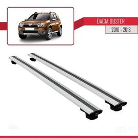 Barres De Toit - Dacia - Duster 2010-2013 - Basic Modèle - Aluminium - Gris