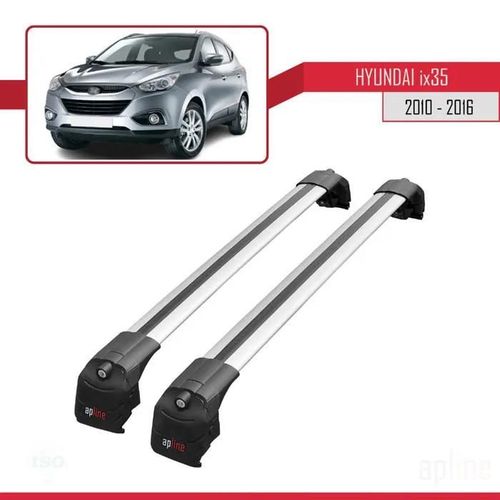 Barres De Toit - Hyundai - Ace-2 - Aluminium - Gris - Charge Utile 300 Kg