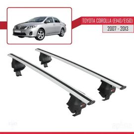 Barres De Toit - Ace-4 - Compatible Toyota Corolla 10 - Aluminium - 2 Barres - Charge Utile 300 Kg