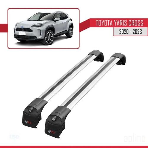 Barres De Toit - Toyota - Yaris Cross - Aluminium - Gris - 2 Barres 2020-2023