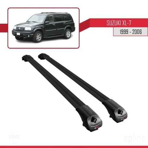 Compatible Avec Suzuki Xl-7 1999-2006 Barres De Toit Ace-1 Railing Porte-Bagages De Voiture Noir