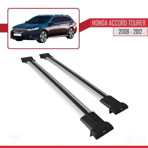 Barres De Toit - Honda - Modèle Fly - Aluminium Gris - Charge Utile 300 Kg - 2 Barres