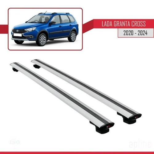 Barres De Toit - Lada - Granta Cross 2020-2024 - Basic Modèle - Aluminium - Gris