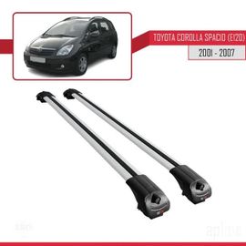 Compatible Avec Toyota Corolla Spacio (E120) 2001-2007 Barres De Toit Ace-1 Railing Porte-Bagages De Voiture Gris