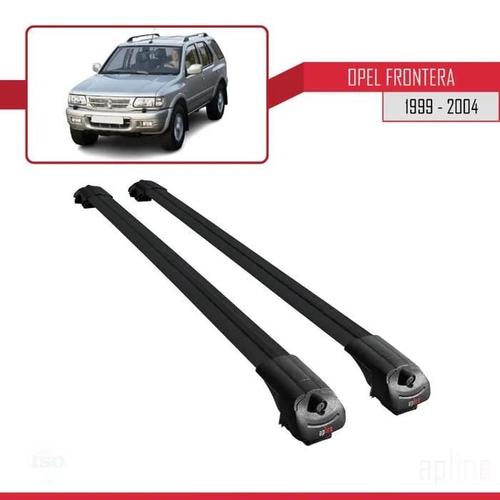 Compatible Avec Opel Frontera 1999-2004 Barres De Toit Ace-1 Railing Porte-Bagages De Voiture Noir