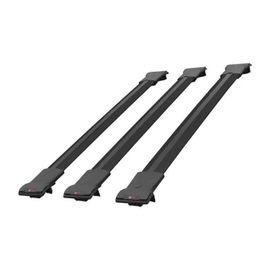 Compatible Avec Volvo Xc70 (De) 1998-2000 Barres De Toit Fly Modèle Railing Porte-Bagages De Voiture 3 Barras Noir