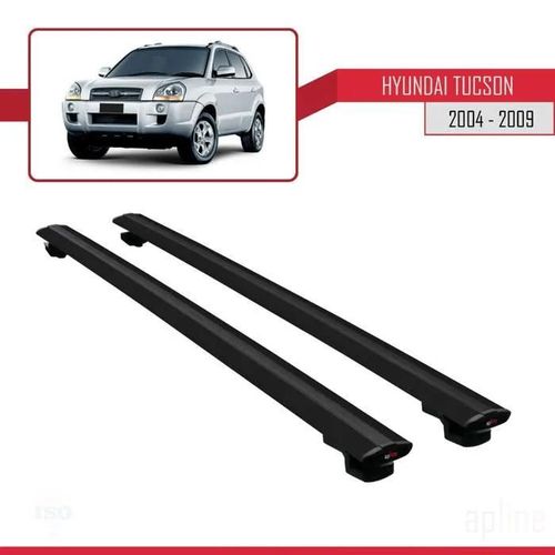Barres De Toit - Hyundai - Tucson - Basic Modèle - Noir - Aluminium - Charge 300kg