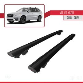 Porte-Bagages De Toit - Volvo - Hook - Aluminium - Noir - Charge Utile 300 Kg