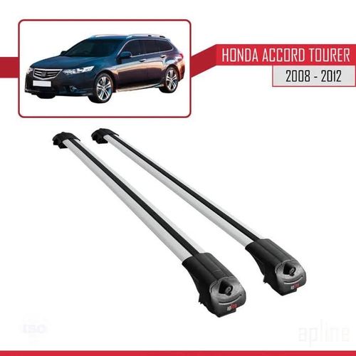 Barres De Toit - Honda - Ace-1 - Aluminium Gris - 2 Barres - Charge Utile 300 Kg