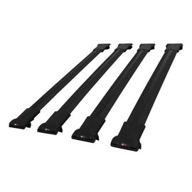 Barres De Toit - Fly - Modèle Railing - Compatible Peugeot Partner 2019-2023 - Aluminium - Noir