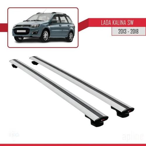 Barres De Toit - Lada - Kalina Sw - Modèle Basic - Aluminium - Gris - Charge 300 Kg