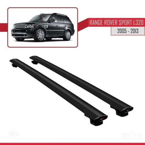 Barres De Toit - Land Rover - Basic Modèle - Aluminium - Noir - Charge 300 Kg