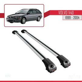 Barres De Toit - Ace-1 - Volvo V40 - Aluminium Gris - 2 Barres - Charge Utile 300 Kg