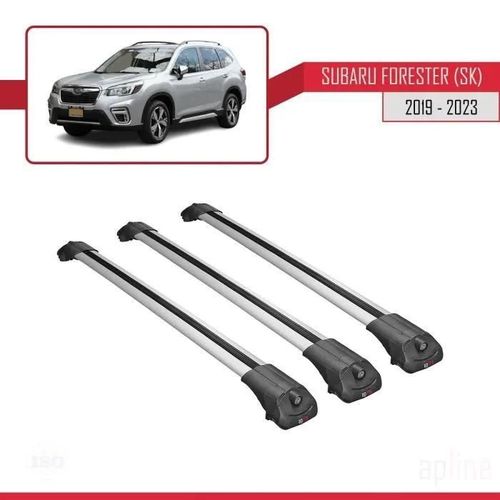 Compatible Avec Subaru Forester (Sk) 2019-2023 Barres De Toit Ace-1 Railing Porte-Bagages De Voiture 3 Barras Gris