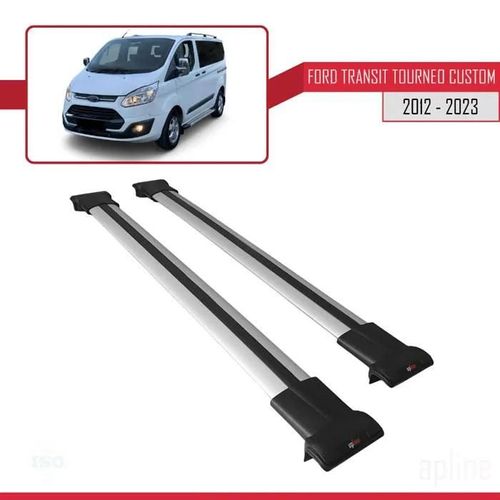 Compatible Avec Ford Transit Tourneo ? Custom 2012-2022 Barres De Toit Railing Porte-Bagages De Voiture Fly Modèle Gris