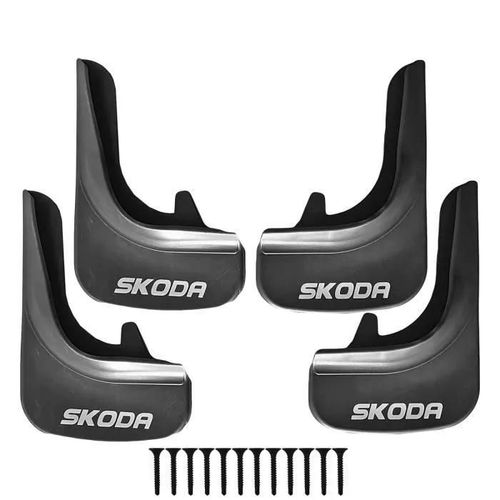 Pour Skoda (Tous Les Modèles Hb Sw Sd Suv) Bavettes Garde-Boue Pour L'avant Et L'arrière 4 Pièces 23