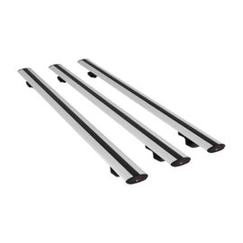 Barres De Toit - Dacia - Duster 2018 - Modèle Basic - 3 Pièces - Aluminium - Gris