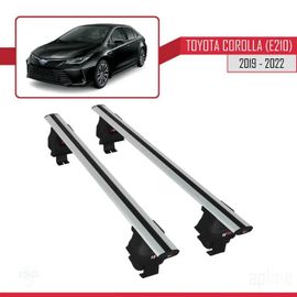 Barres De Toit - Ace-4 - Compatible Toyota Corolla E210 2018-2023 - Aluminium - Gris - Charge 300 Kg