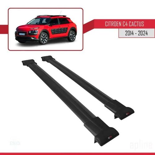 Compatible Avec Citroen C4 Cactus 2014-2023 Barres De Toit Fly Modèle Railing Porte-Bagages De Voiture Noir