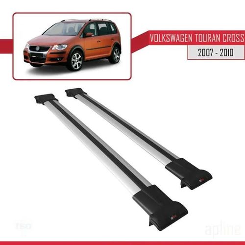 Barres De Toit - Volkswagen - Fly Modèle - Gris - Aluminium - Charge Utile 300 Kg