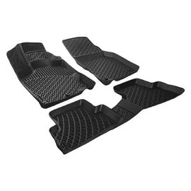 Tapis De Sol Pour Dacia Duster (4x2) 2018-2021 Inodore 4d Tapis En Caoutchouc Noir