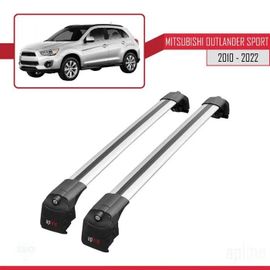 Barres De Toit - Ace-2 - Mitsubishi Outlander Sport - Aluminium - Gris - Charge 300 Kg
