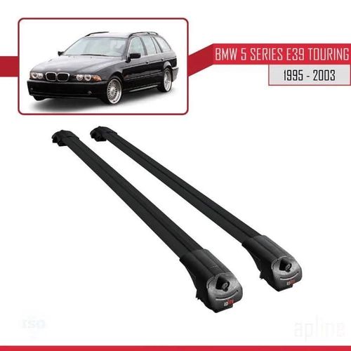Barres De Toit - Ace-1 - Bmw 5 Serisi (E39) - Aluminium - Noir - Charge Utile 300 Kg