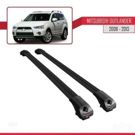 Barres De Toit - Mitsubishi - Ace-1 - Aluminium - Noir - Charge Utile 300 Kg