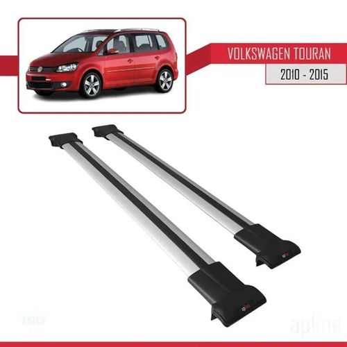 Pour Volkswagen Touran 2010-2015 Barres De Toit Railing Porte-Bagages De Voiture Fly Modèle Gris 913