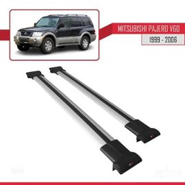 Barres De Toit Railing Porte-Bagages - Mitsubishi - Fly - Gris - Aluminium - Charge 300 Kg