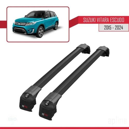 Barres De Toit - Ace-2 - Suzuki Vitara 2015-2024 - Aluminium - Noir - Charge Utile 300 Kg