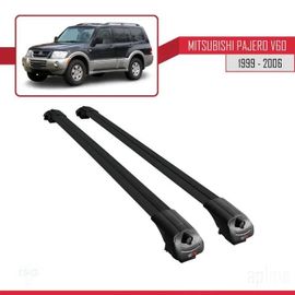 Barres De Toit - Mitsubishi - Ace-1 - Aluminium - Noir - Charge Utile 300 Kg
