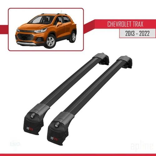 Barres De Toit - Ace-2 - Chevrolet Trax 2013-2023 - Aluminium - Noir - Charge Utile 300 Kg