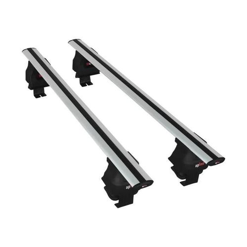 Barres De Toit - Renault - Ace-4 - Aluminium - Gris - 2 Barres Avec Kit De Montage