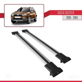 Barres De Toit - Fly - Dacia Duster 2010-2013 - Aluminium - Gris - Charge Utile 300 Kg