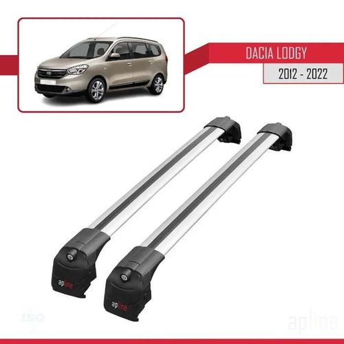 Barres De Toit - Dacia - Ace-2 - Aluminium - Gris - Charge Utile 300 Kg