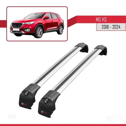 Compatible Avec Mg Hs 2018-2024 Barres De Toit Ace-2 Railing Porte-Bagages De Voiture Gris