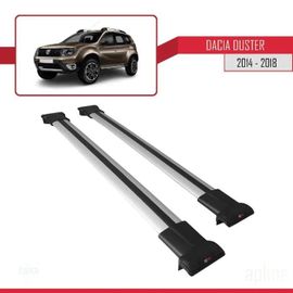 Apline Pour Dacia Duster 2014-2018 Barres De Toit Railing Porte-Bagages De Voiture Fly Modèle Gris A