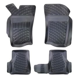 Tapis De Sol Pour Fiat Palio 1996-2010 4d Caoutchouc Noir