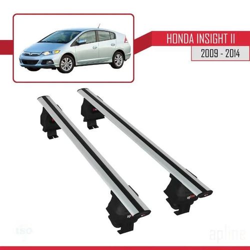 Barres De Toit - Ace-4 - Honda Insight Ii - Aluminium - Gris - Charge Utile 300 Kg