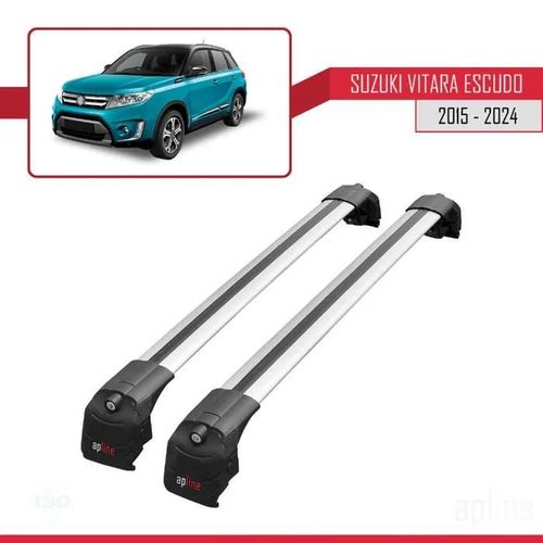 Barres De Toit - Ace-2 - Suzuki Vitara/Escudo 2015-2024 - Aluminium - Gris - Charge 300 Kg