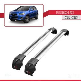 Barres De Toit - Ace-2 - Mitsubishi Asx - Rvr (Mk3) - Aluminium - Gris - Charge 300 Kg
