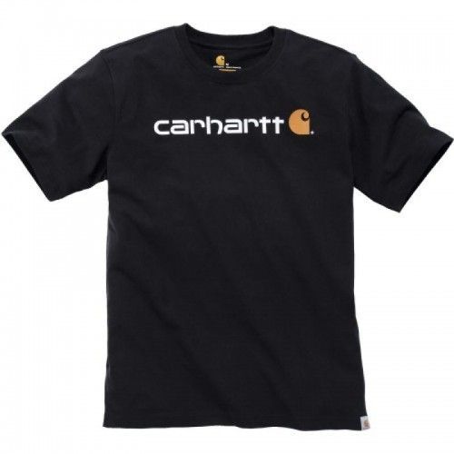 Tee-Shirt Manches Courtes-Sleeve Logo-Noir-L Carhartt