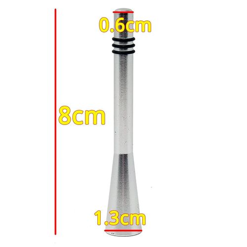 Antenne Courte Alliage Aluminium 8 Cm Voiture + Vis