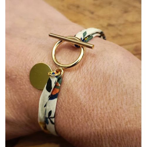 Bracelets En Tissu Liberty Et Breloques