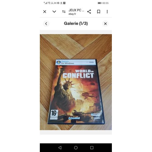 Jeu Pc  World In Conflict /7 /X2